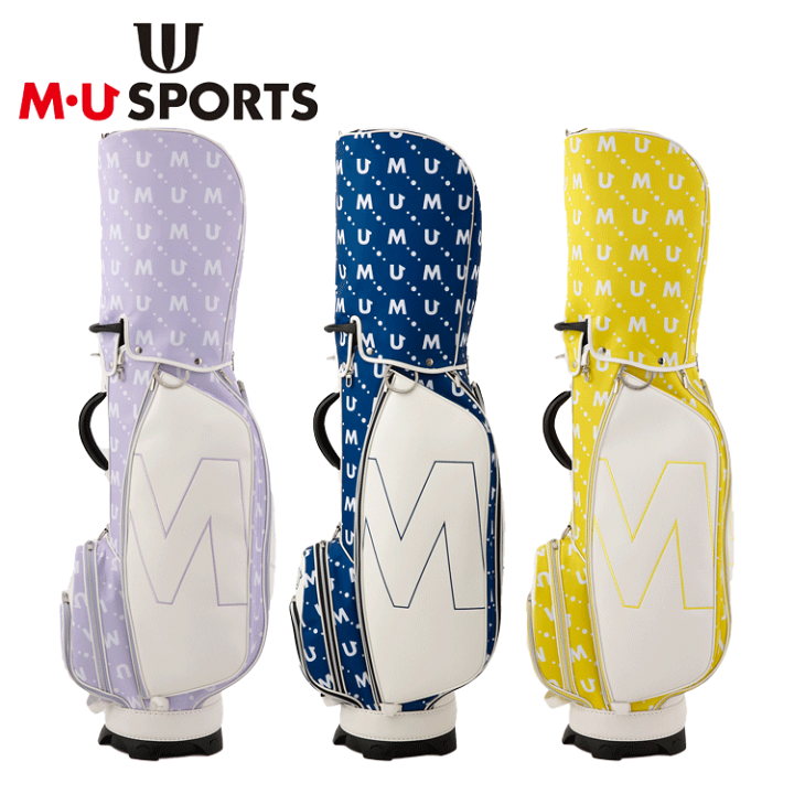 楽天市場】MU SPORTS MU スポーツ 9.5型 キャディバッグ 703Q1106