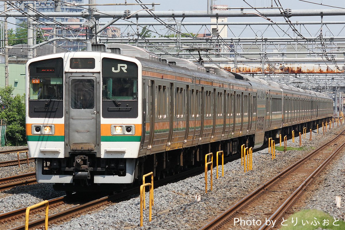 高崎車両センター 211系 タカC5編成 の写真 |鉄道写真投稿サイトTrain