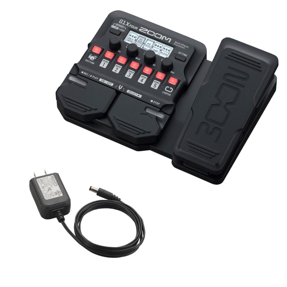 ZOOM G1X FOUR ギターマルチエフェクター 専用アダプター付きセット