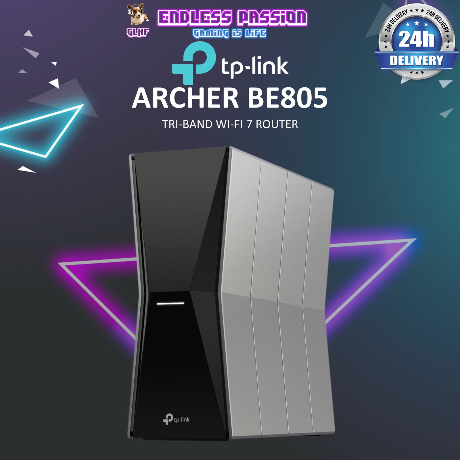 TP Link Archer BE805 BE19000 Tri-Band Wi-Fi 7 Router – Endless Passion