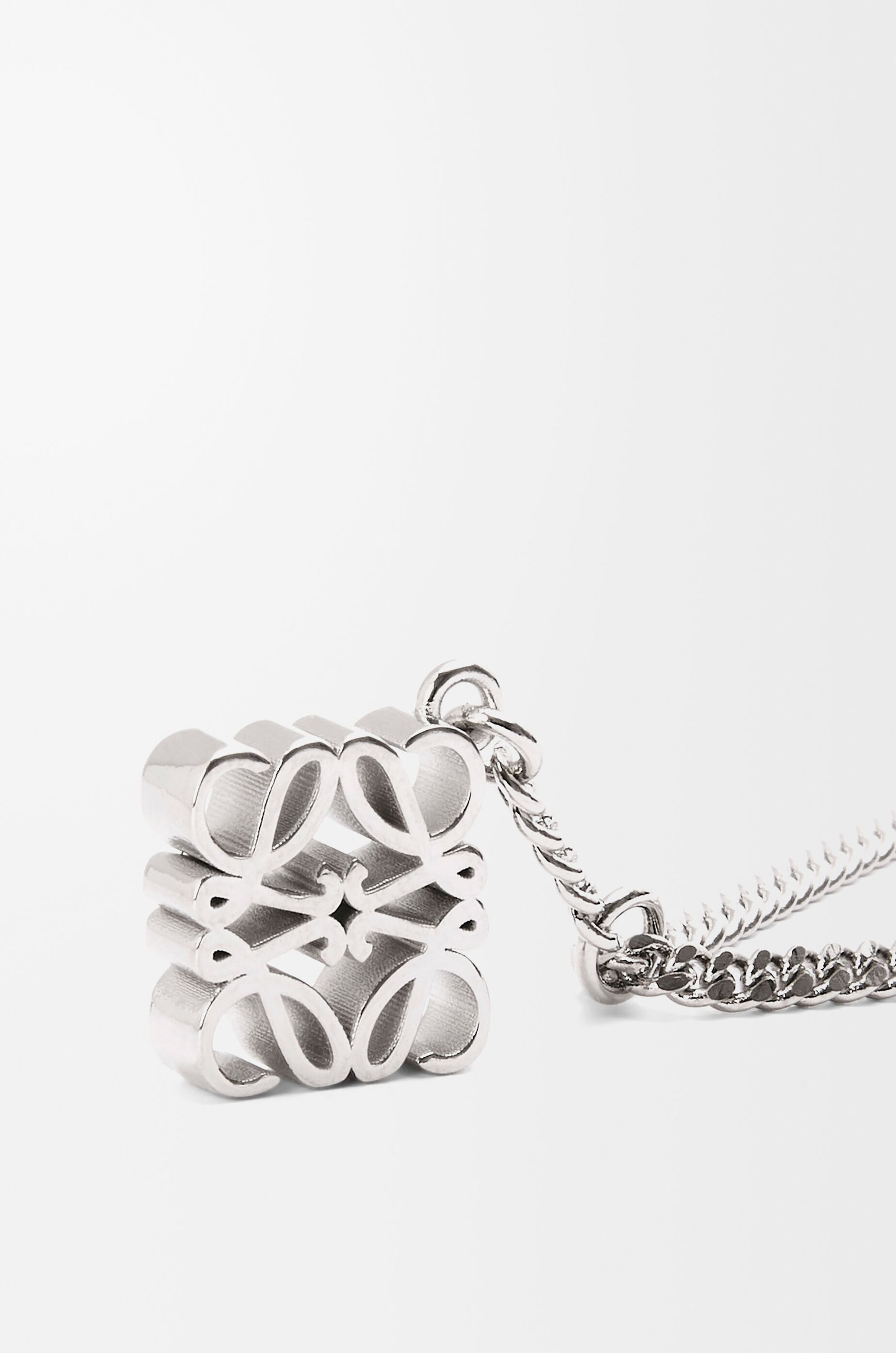 Personalisation necklace in metal Silver - LOEWE USA Official Website