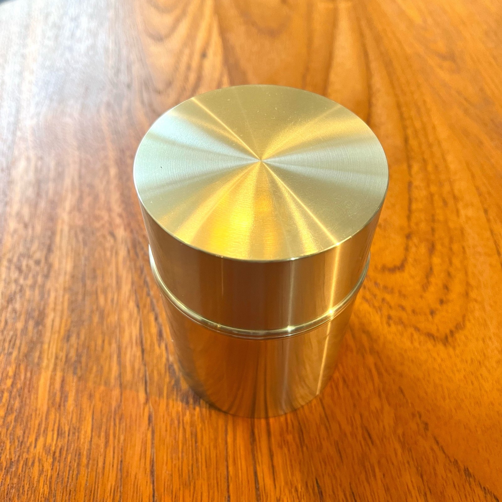 鍛栄工房 純錫茶筒 純錫 鍛栄 茶筒 在銘 共箱 錫 錫製品 本錫 骨董