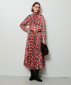 LISAチェックプリントプリーツスカート|allureville OFFICIAL SITE