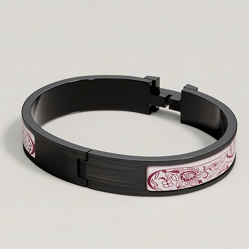 Clic HH Festival des Amazones Bandana bracelet - Red | Hermès USA