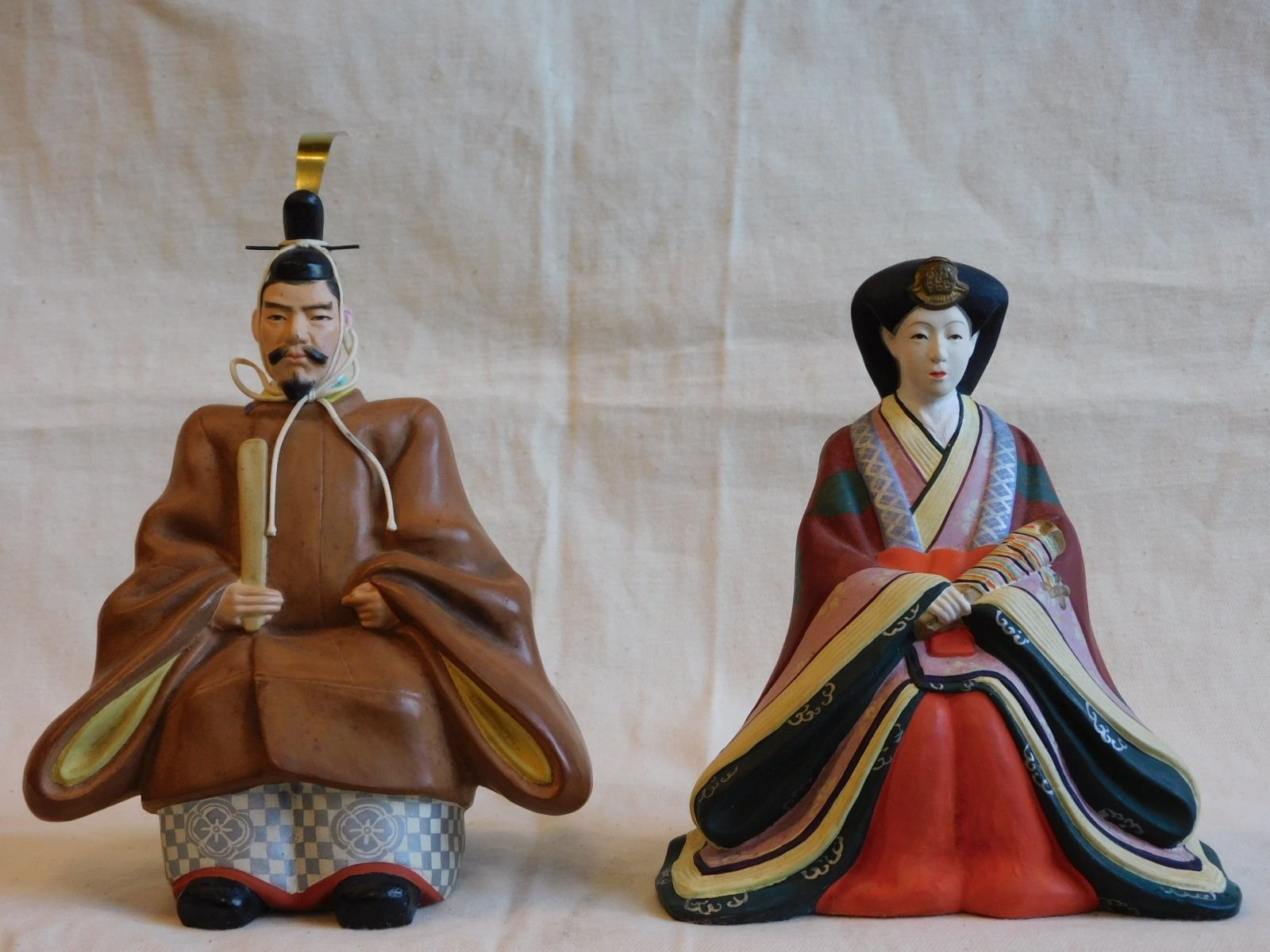 つつみ人形 「明治節」 雛人形 明治天皇と明治の偉人たち 芳賀佐五郎