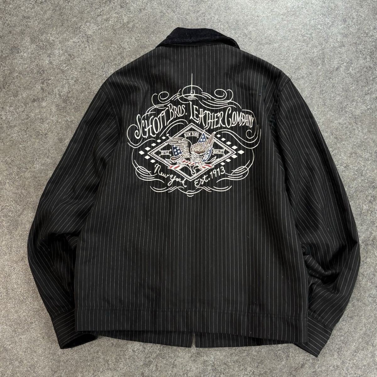 Yahoo!オークション - Sサイズ Schott ショット 古着ジップアップワー