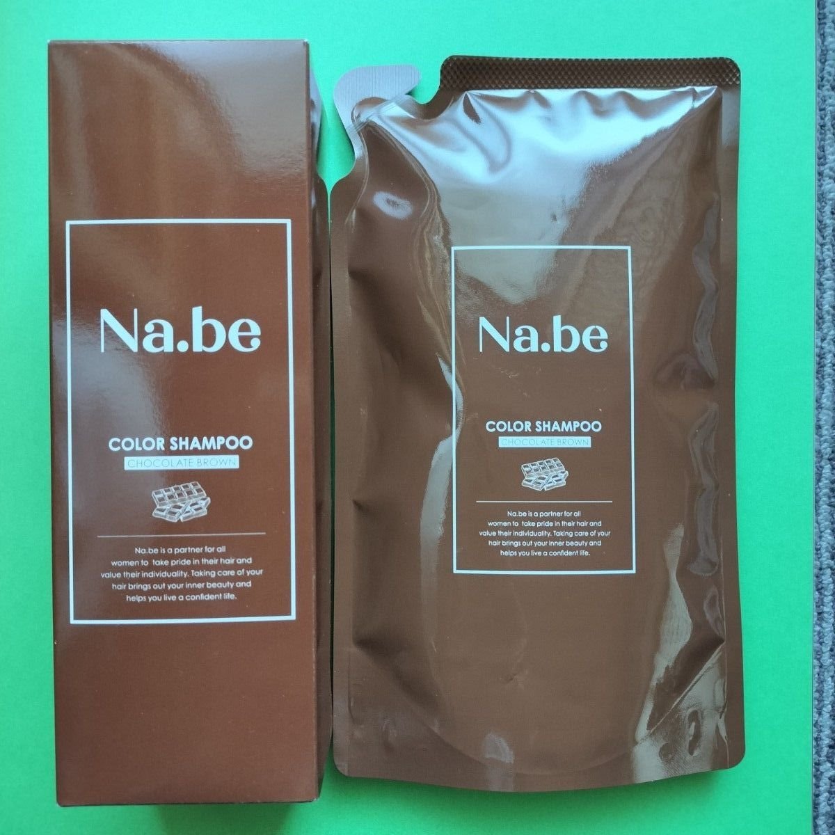 Na be（ナイブ）カラーシャンプー チョコブラウン｜Yahoo!フリマ（旧