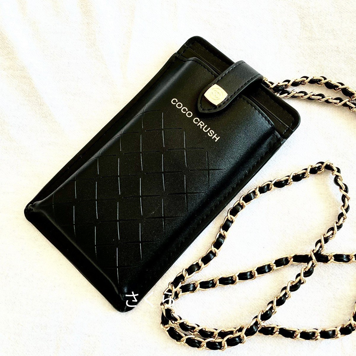 シャネル ノベルティ ポーチ カードケース チェーン付きCHANEL
