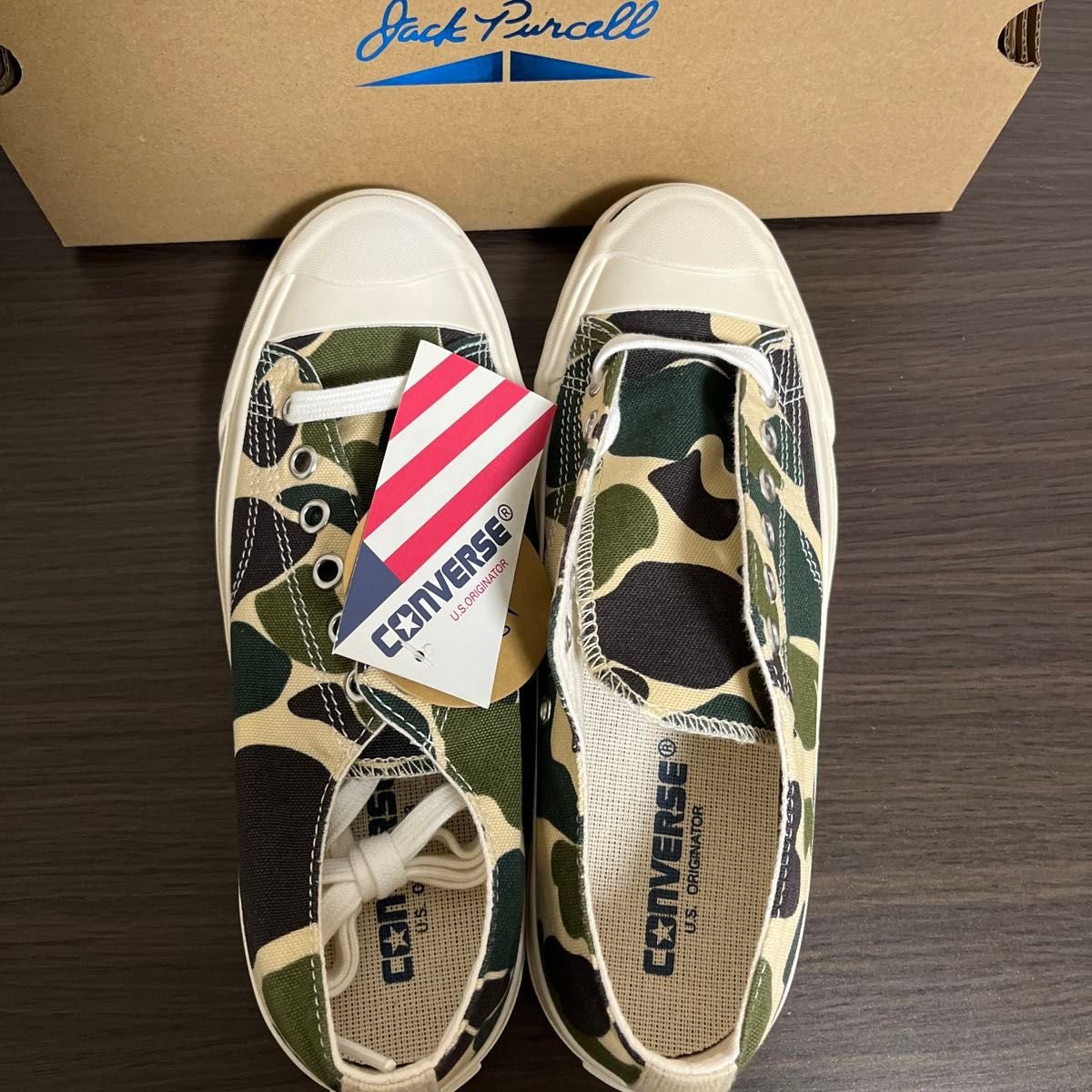 コンバース ジャックパーセル US ORIGINATOR カモ 83 カモフラ 迷彩