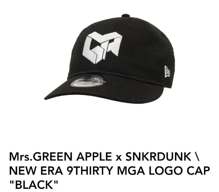 Mrs GREEN APPLE x SNKRDUNK  NEW ERA 9THIRTY MGA LOGO CAP 
