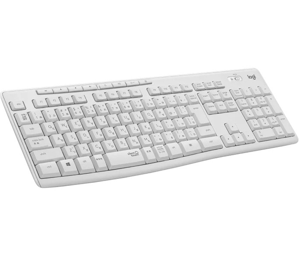 Logicool ロジクール K295 オフホワイト USB無線 日本語配列フルキー