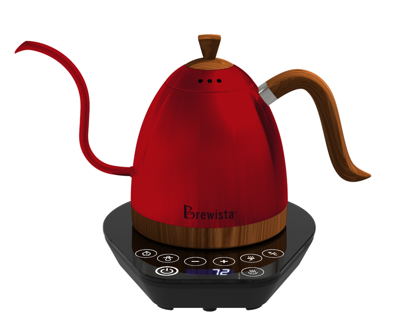Artisan 600mL Gooseneck Variable Temperature Kettle - Red