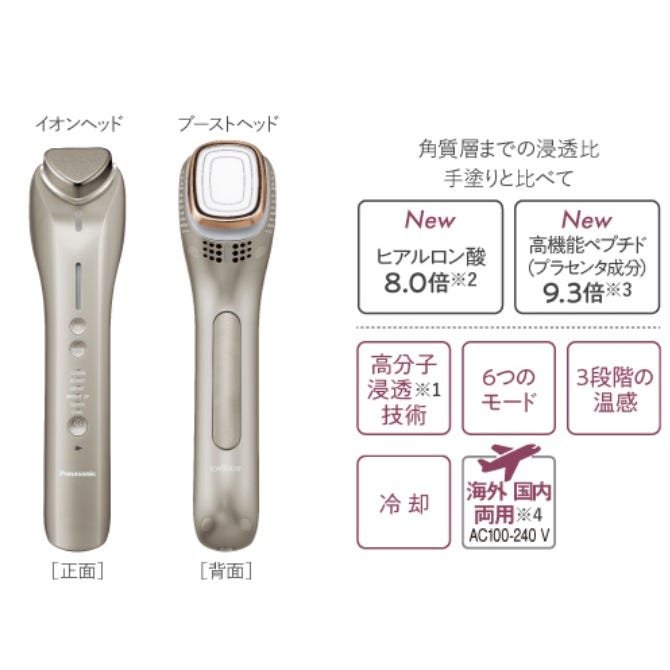 レンタル] パナソニック イオン美顔器 イオンブースト マルチ EH-ST0A