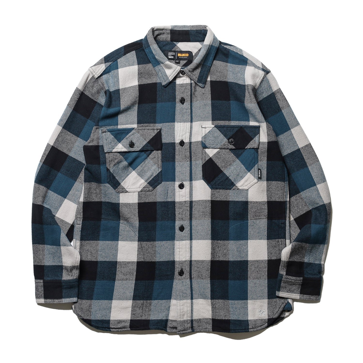 BLUCO / BUFFALO CHECK FLANNEL SHIRT (NAVY) – Feelin'