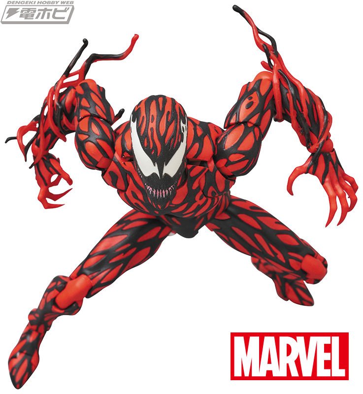スパイダーマンの天敵！極悪ヴィラン「カーネイジ」がアクション