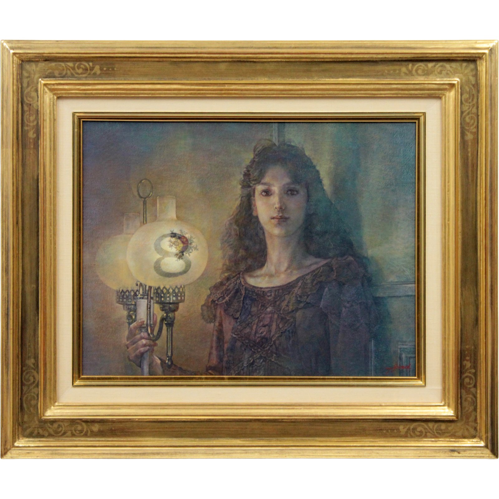 志村敏子 『IL OTTAVO GIALLO』 油彩画 - 北海道画廊