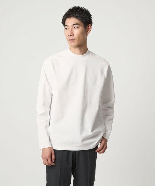セール】 【WEB限定】JUST fit クリーン カノコ モックネック 長袖 T