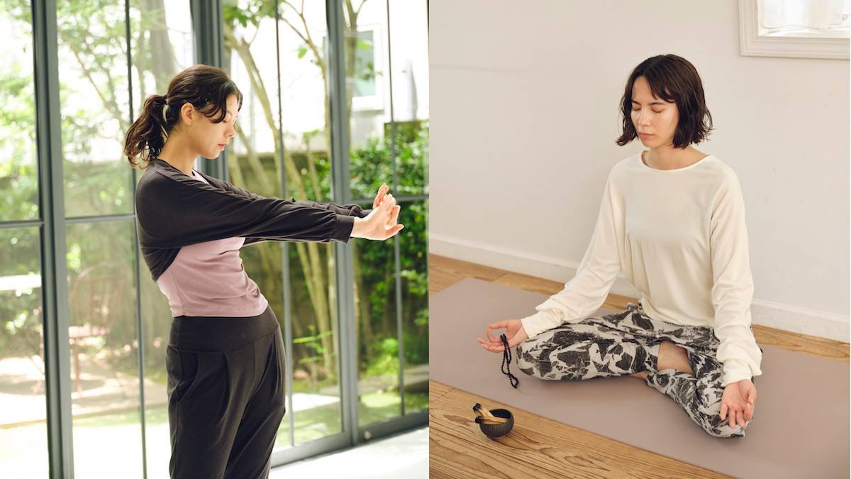 吸湿発熱と起毛素材であったかい！suriaのヨガにも日常にも使える