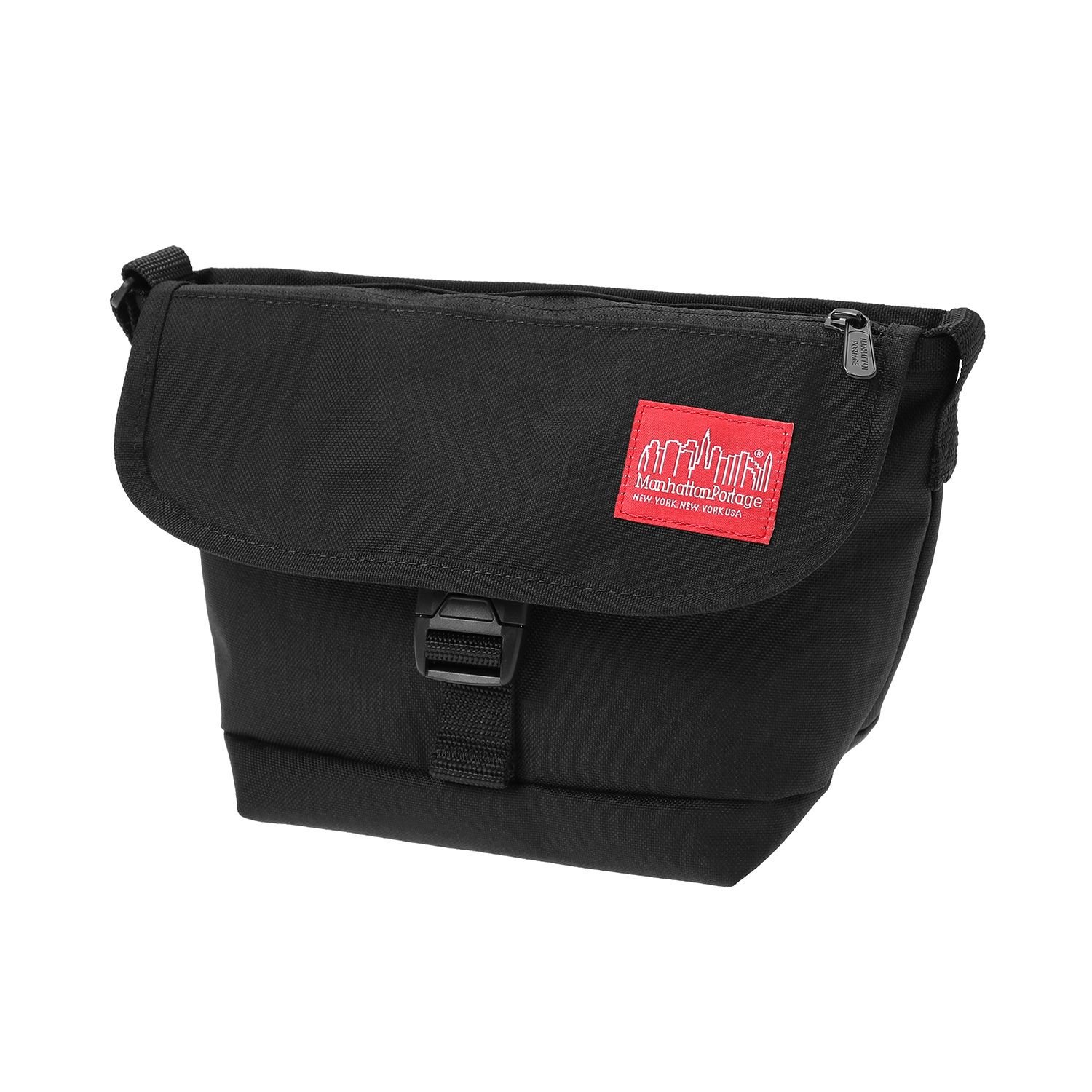 Nylon Messenger Bag Flap Zipper Pocket | Manhattan Portage