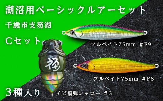 千歳市支笏湖Cセット（湖沼用ベーシックルアーセット） - 北海道千歳市