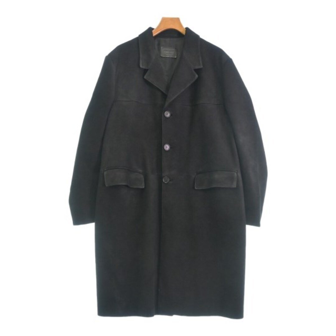 PRADA - PRADA プラダ チェスターコート XXL 黒 【古着】【中古