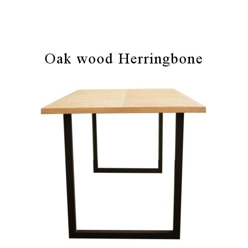 Oakヘリンボーンテーブル | 高耐久オーク材 - albero39 長く暮らす家を