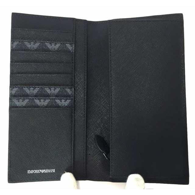 EMPORIO ARMANI 未使用 エンポリオアルマーニ 長財布 PVC グレー 財布