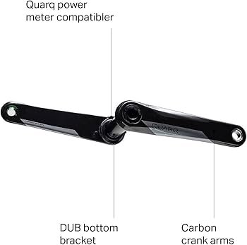 Amazon.com : Quarq Dub Crank Arms Natural Carbon/D2, 172.5mm