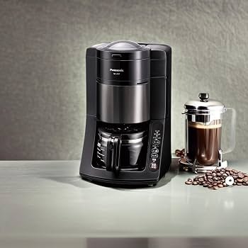 Amazon | パナソニック コーヒーメーカー 全自動 ミル付き 沸騰浄水
