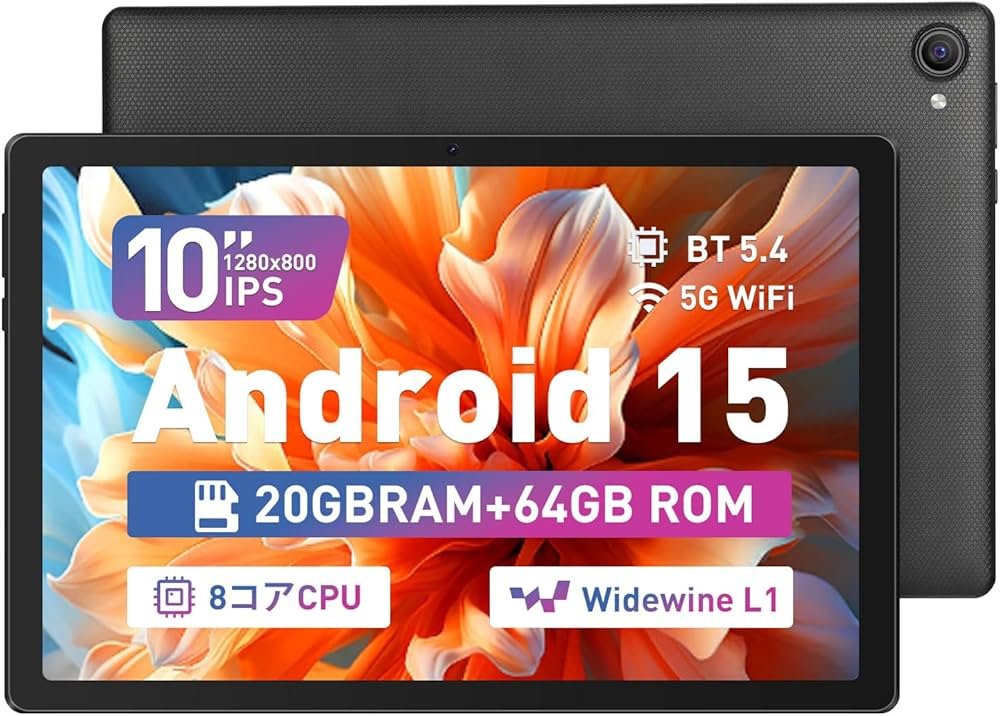 Amazon.co.jp: [Laowei] タプレッ卜 10インチ【2025最新登場Android 15