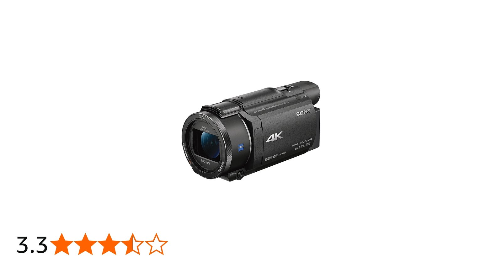Amazon.co.jp: SONY ビデオカメラ FDR-AX55 4K 64GB 光学20倍 ブラック