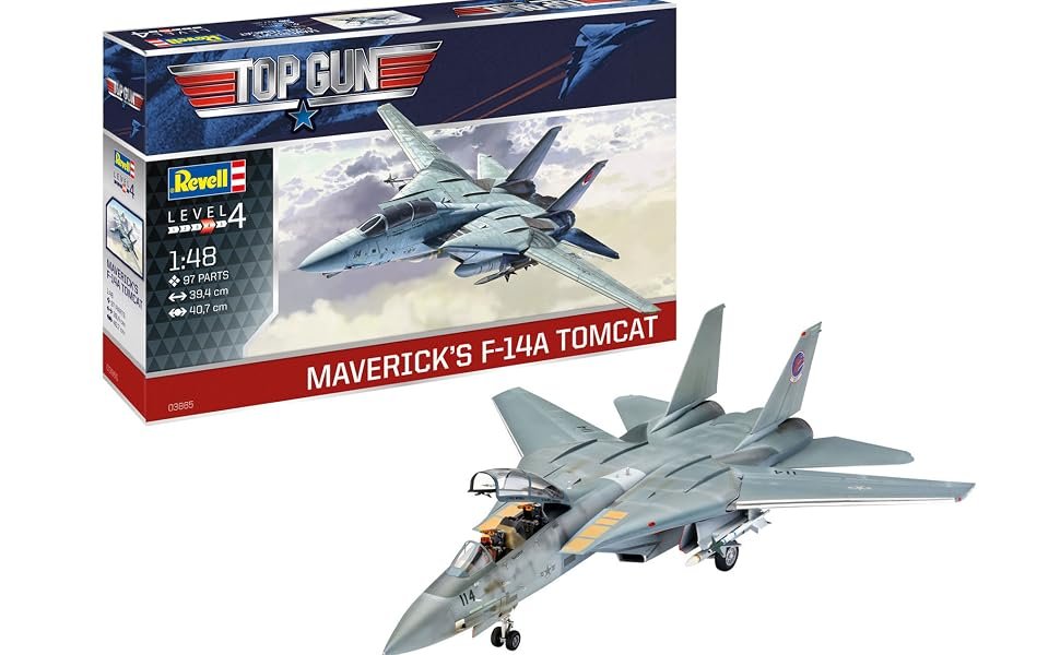 Amazon | ドイツレベル(Revell) 1/48 アメリカ戦闘機 F-14A トム