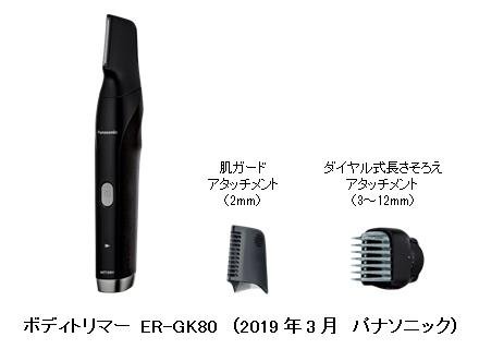 ボディトリマー ER-GK80を発売 | 個人向け商品 | 製品・サービス