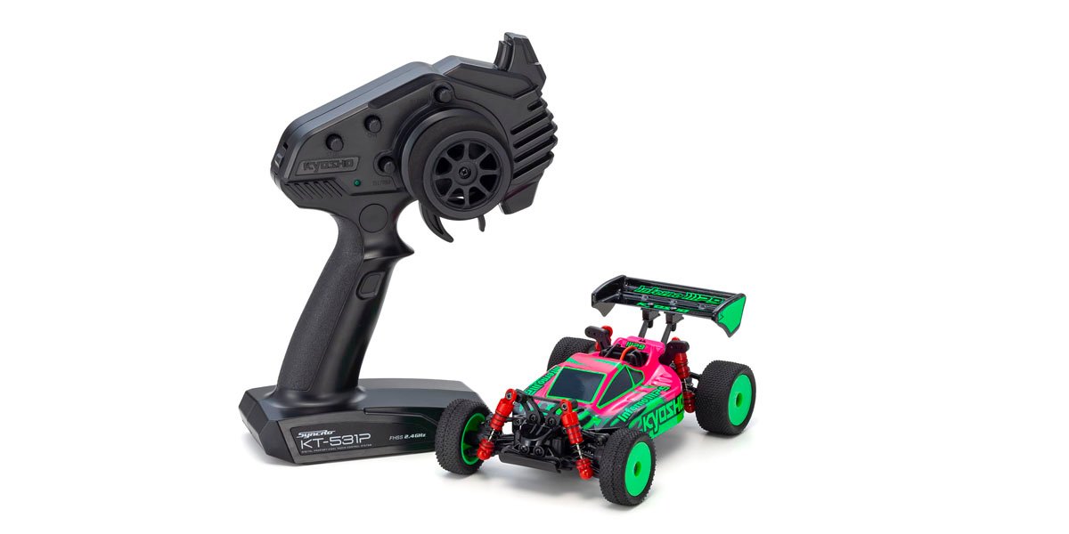 MB-010 インファーノ MP9 TKI3 ピンク/グリーン レディセット(ミニッツ