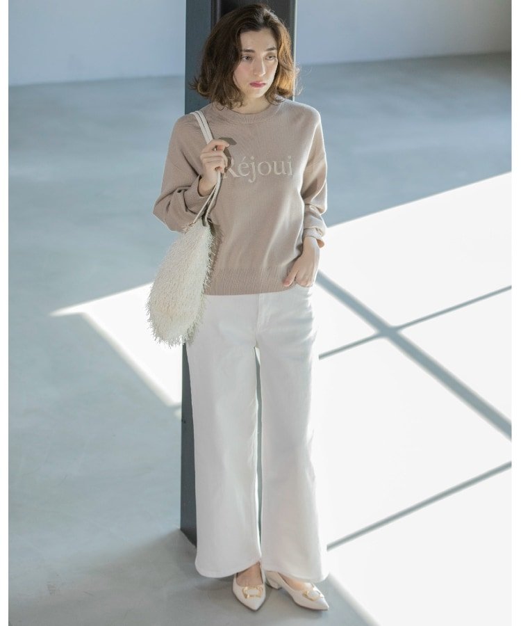 刺繍ロゴニット【洗濯機洗い可】（ニット/セーター） | OPAQUE.CLIP