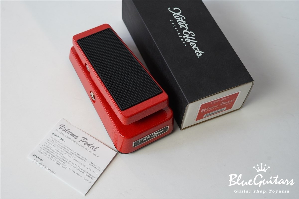 Xotic Volume Pedal XVP-25K Low Impedance - Red | Blue Guitars