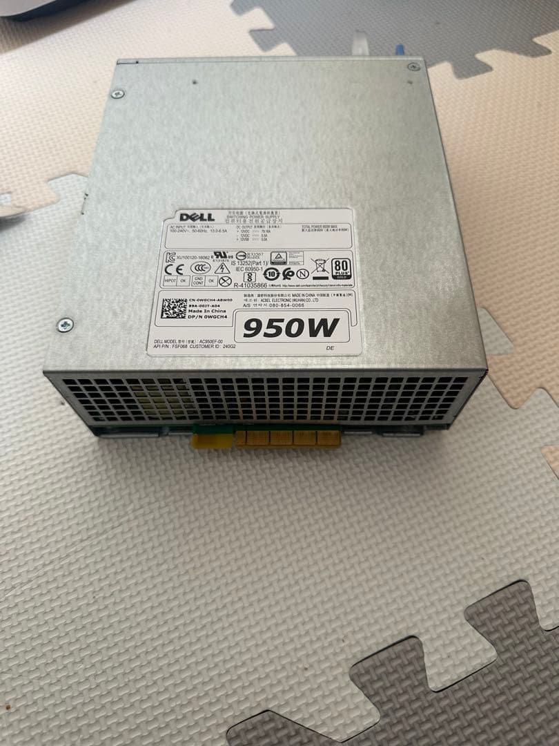 DELL 5820 950W 電源ユニット DELL（デル） DELL PRECISION 5820用 電源ユニット 950W AC950EF-00