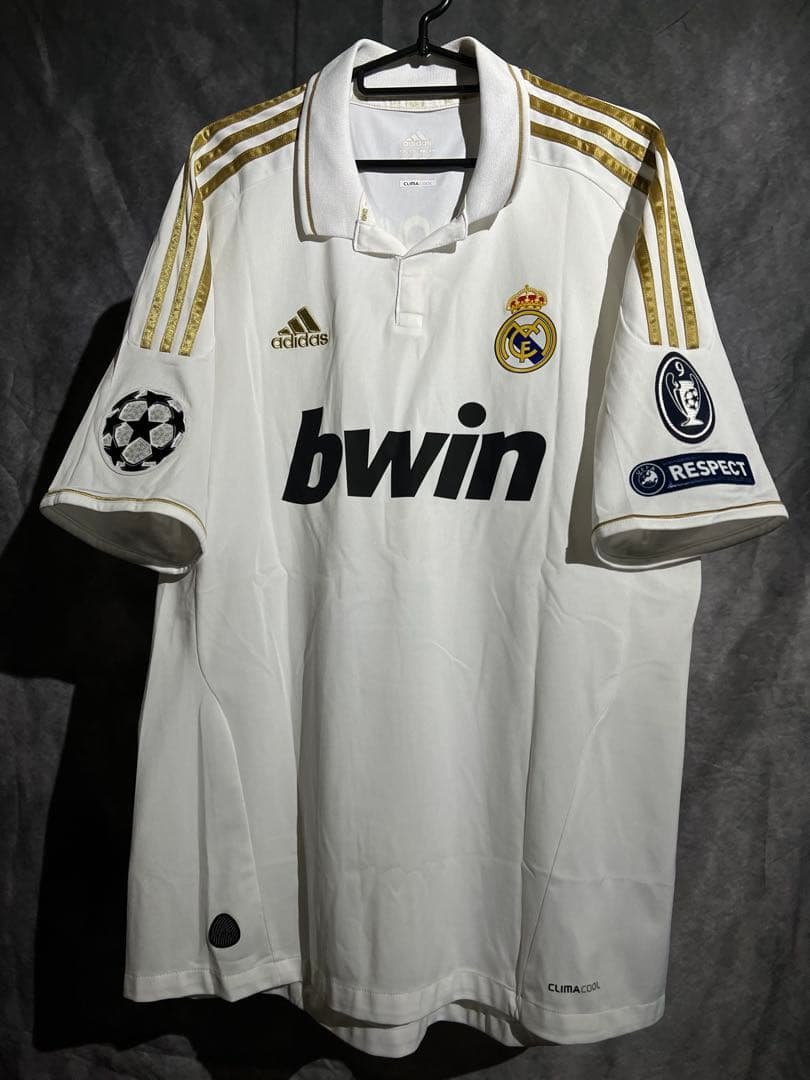 【正規品】ロナウド ＃７ レアル・マドリード１１／１２ CL仕様（H) adidas レアルマドリード 11/12 ユニフォーム ホーム 半袖 ▽#7