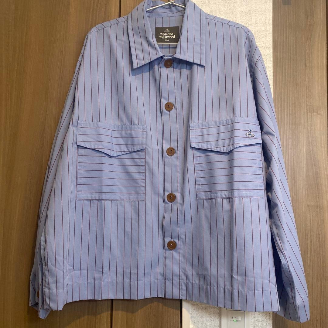 vivienne westwood ストライプシャツ 中古・古着通販】Vivienne Westwood man (ヴィヴィアン ウェストウッド