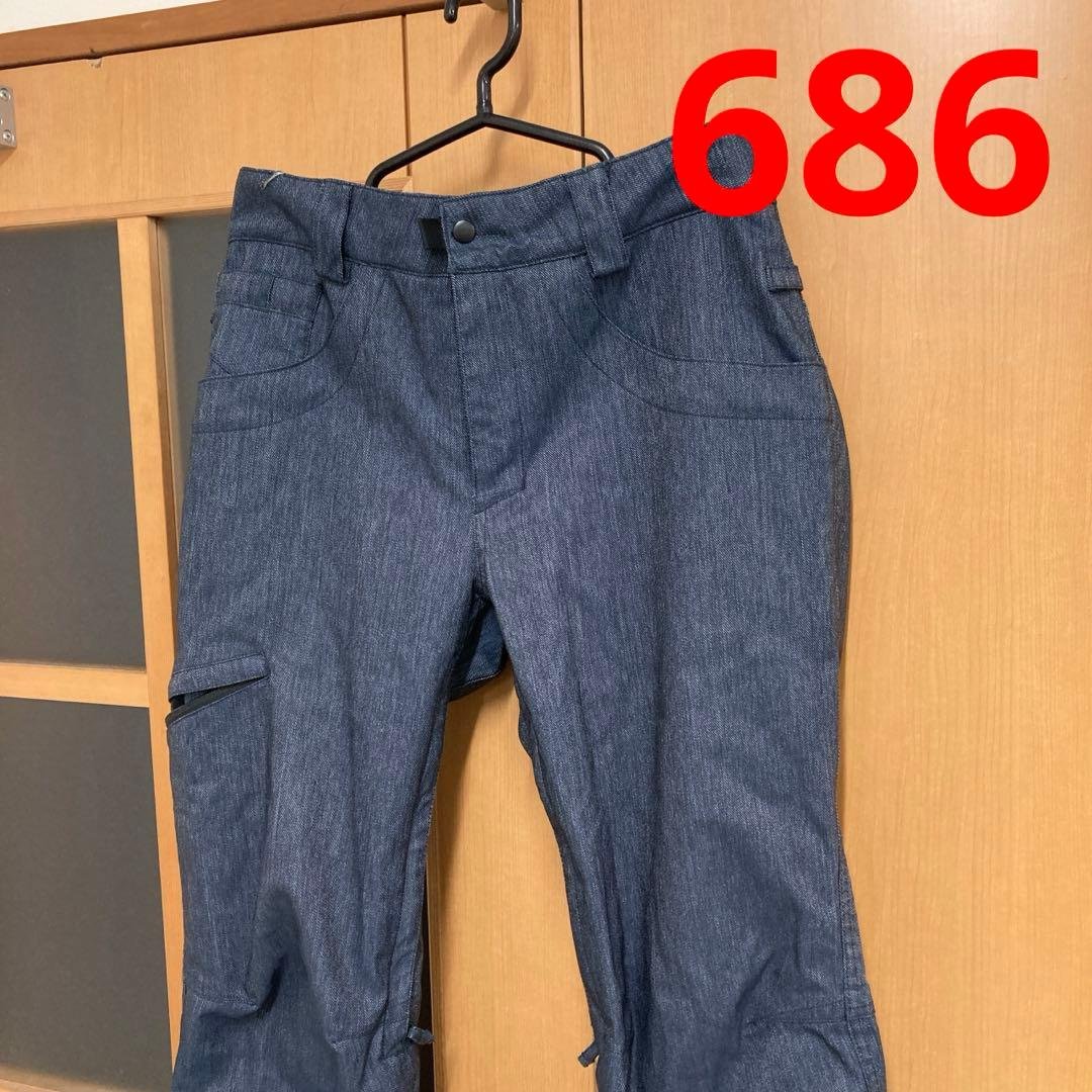 686 スノーウェア　スノーパンツ　長ズボン　パンツ　スノーボード 686（シックスエイトシックス） メンズ スノーボードウェア パンツ