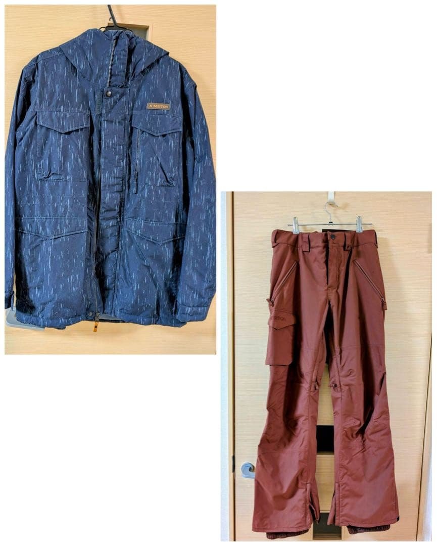 年末セール！BURTON スノーボードウェア 上下セット BURTON（バートン） スノーボードウェア メンズ 25-26 Burton リザーブ