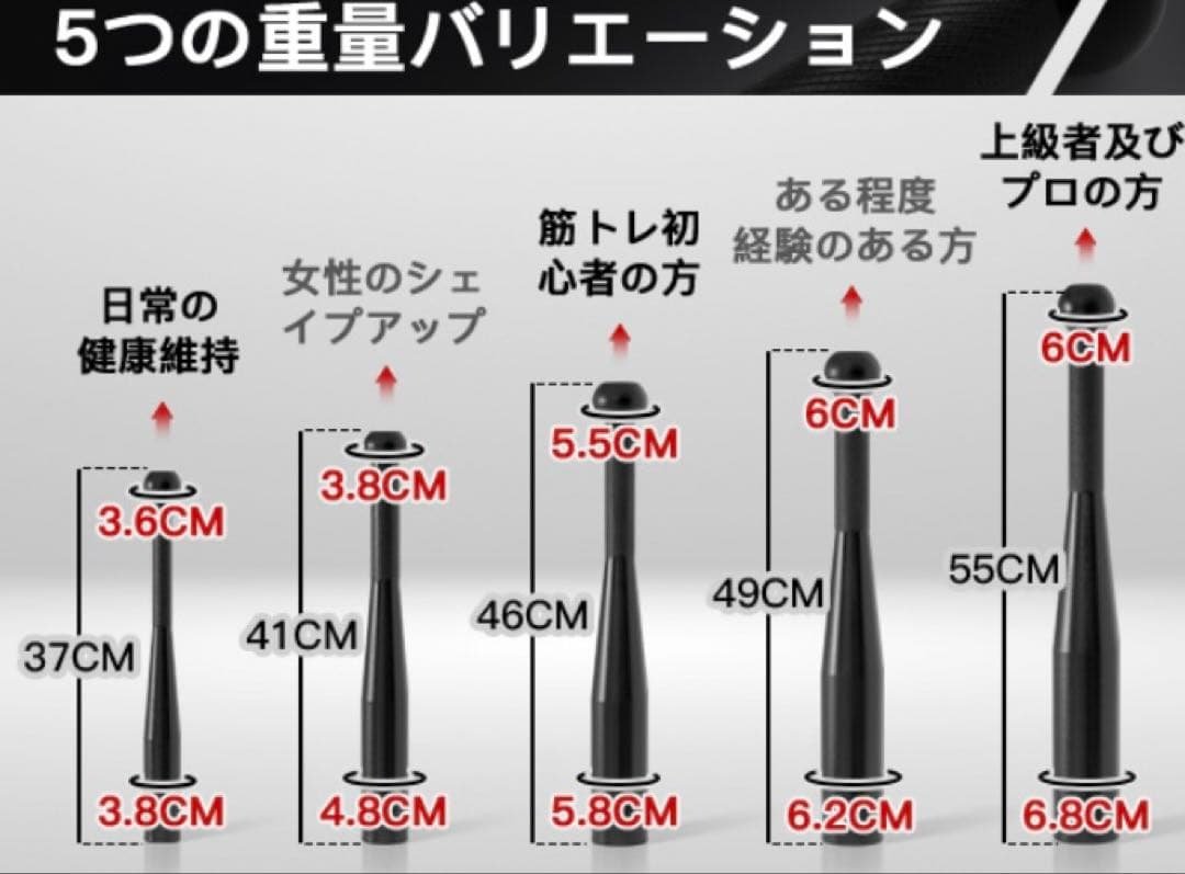 RITFIT クラブベル 2kg 4kg 6kg 8kg 分割出品 1/2 - メルカリ