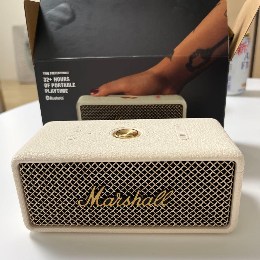 【早い者勝ち】Marshall エンバートンIII ホワイト MARSHALL マーシャル Emberton III Cream Bluetoothスピーカー