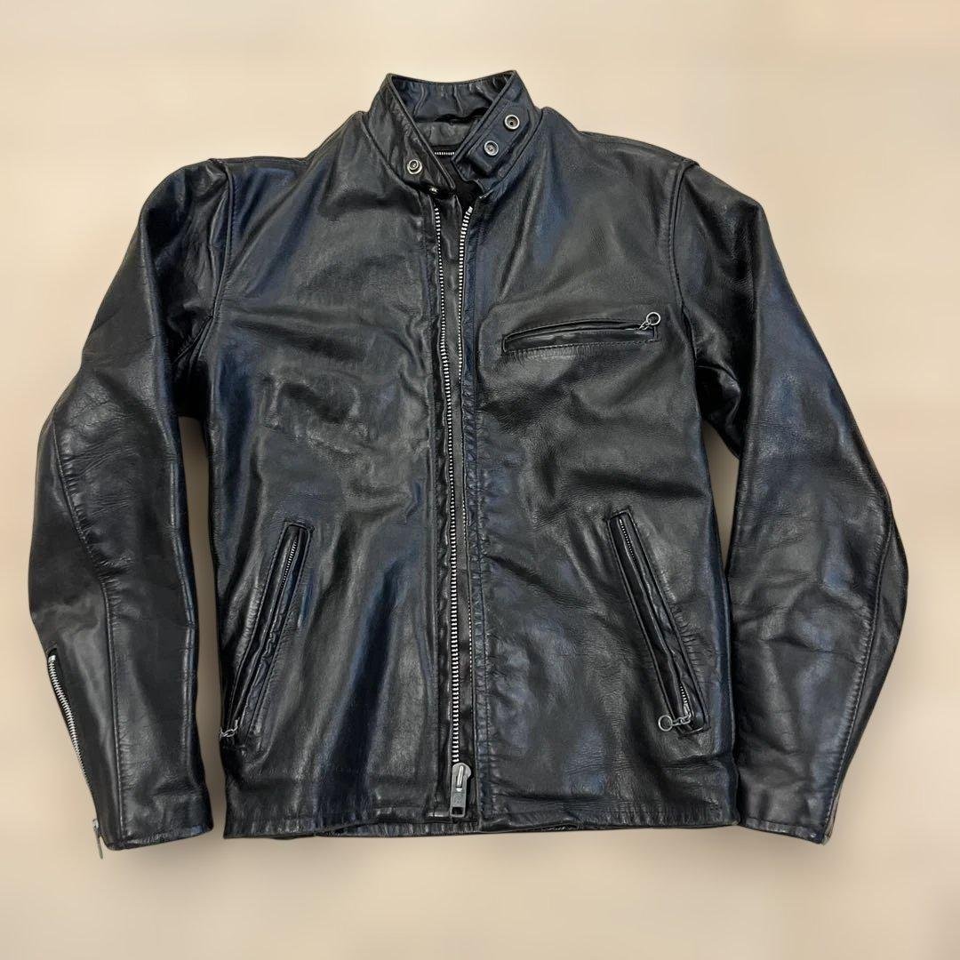 人気定番　Schott　641 立ち襟シングルライダース　３４　ボアライナー付 楽天市場】SCHOTT ショット 641 ボアライナー付 レザー シングル