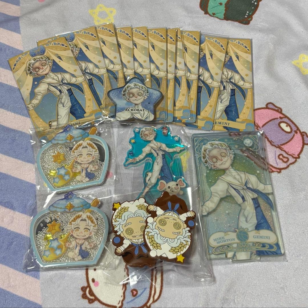 d*3様 第五人格 曲芸師 星座 アクリルスタンド 缶バッジ