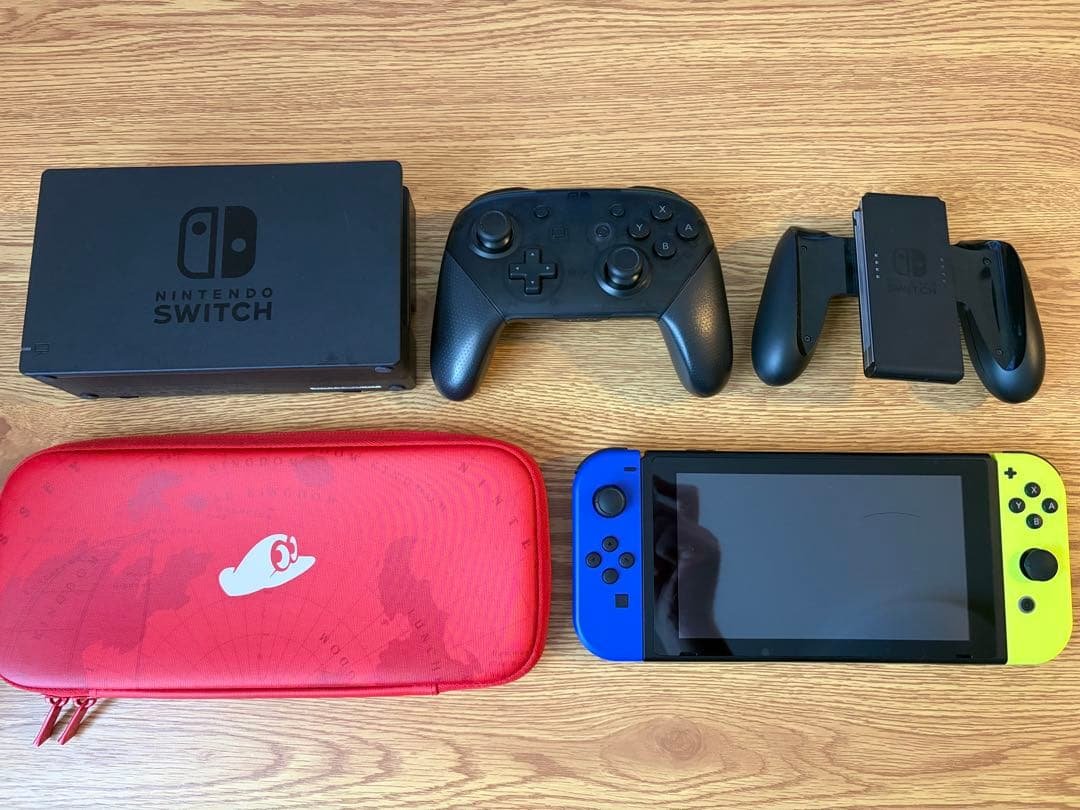 Nintendo Switch本体(箱無し)+プロコン+ケース+SDカード Amazon｜おさるのジョージ Switch ソフトケース Nintendo Switch